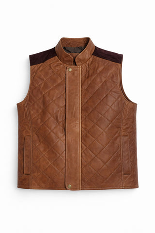 CHALECO PRAGO WEST GRASO TABACO