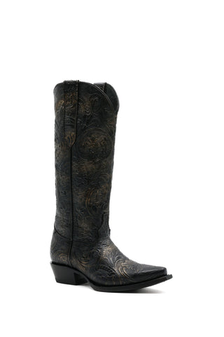 CINCELADO FLORES NEGRO EST. PD0003