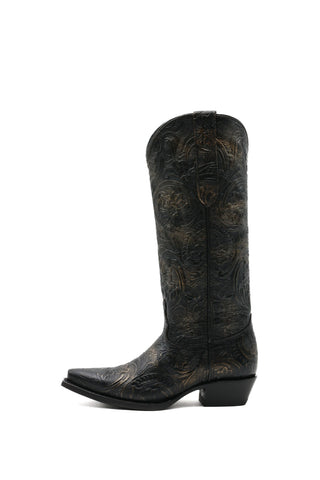 CINCELADO FLORES NEGRO EST. PD0003