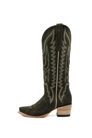 GAMUZA VERDE OLIVO EST. ESCARA