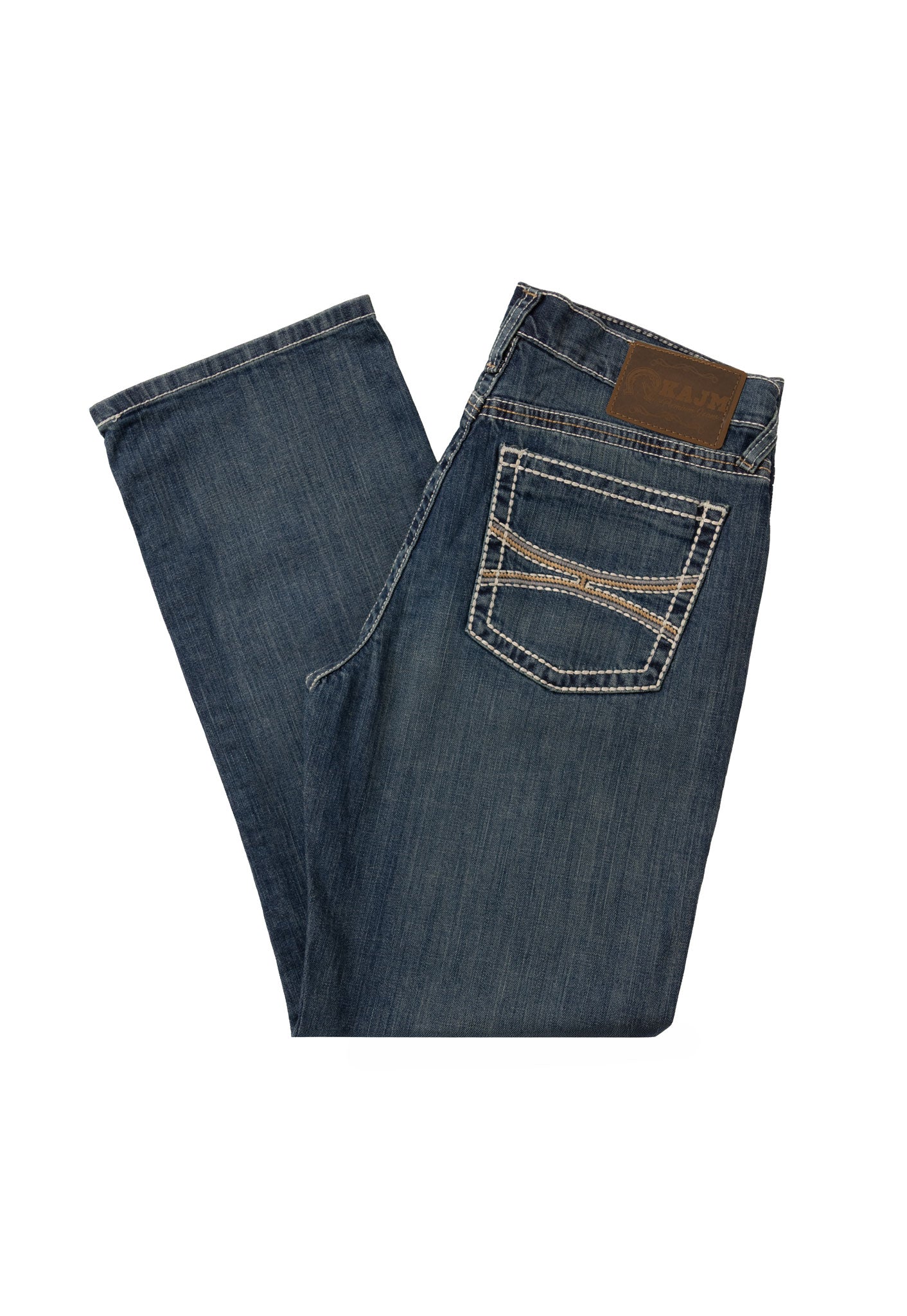 PANTALON VAQUERO BOOT CUT EST. GATEADO MSTT Imagen principal del producto
