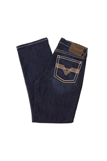 PANTALON VAQUERO BOOT CUT EST. RIZADO DK