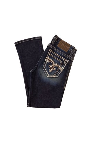 PANTALON VAQUERO BOOT CUT EST. FRISON DK