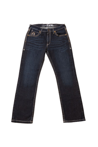 PANTALON VAQUERO BOOT CUT EST. AS DE ORO DK