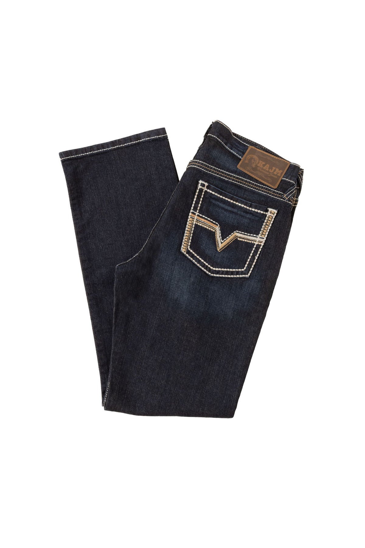 PANTALON VAQUERO BOOT CUT EST. AS DE ORO DK