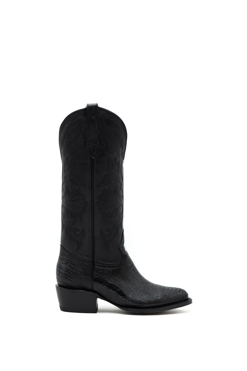 PATA DE AVESTRUZ NEGRA EST. VQ UB01 H-OVAL