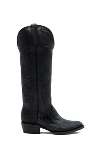 PATA DE AVESTRUZ NEGRA ORIGINAL EST. UB01 H-OVAL JUMBO