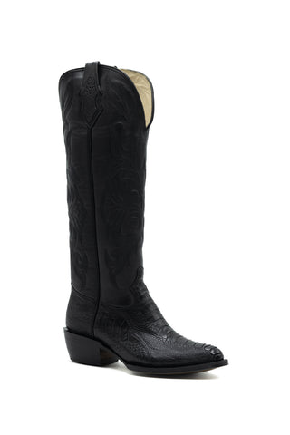 PATA DE AVESTRUZ NEGRA ORIGINAL EST. UB01 H-OVAL